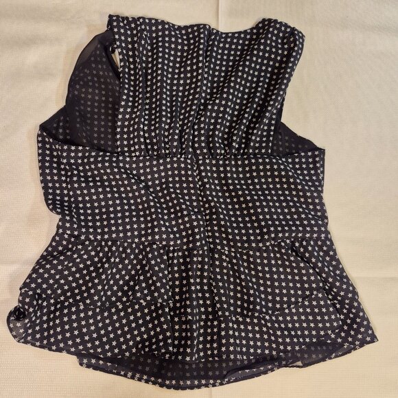 New J. Crew Sleeveless V-neck Top In Star Print - Picture 7 of 15